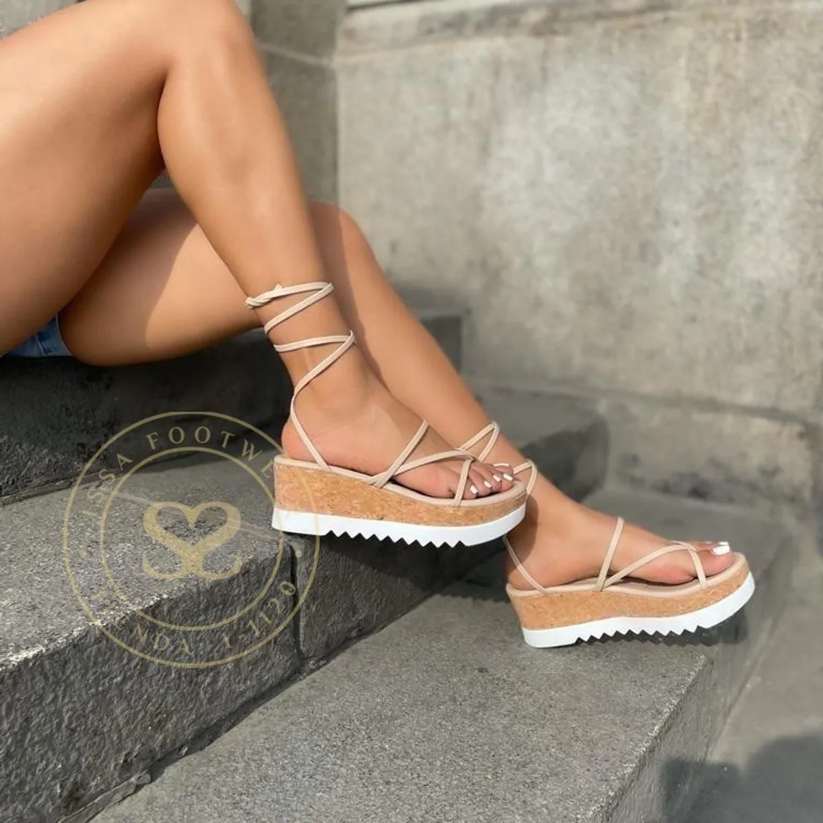 GENERICO - SANDALIAS BRENTA EN TONO NATURAL