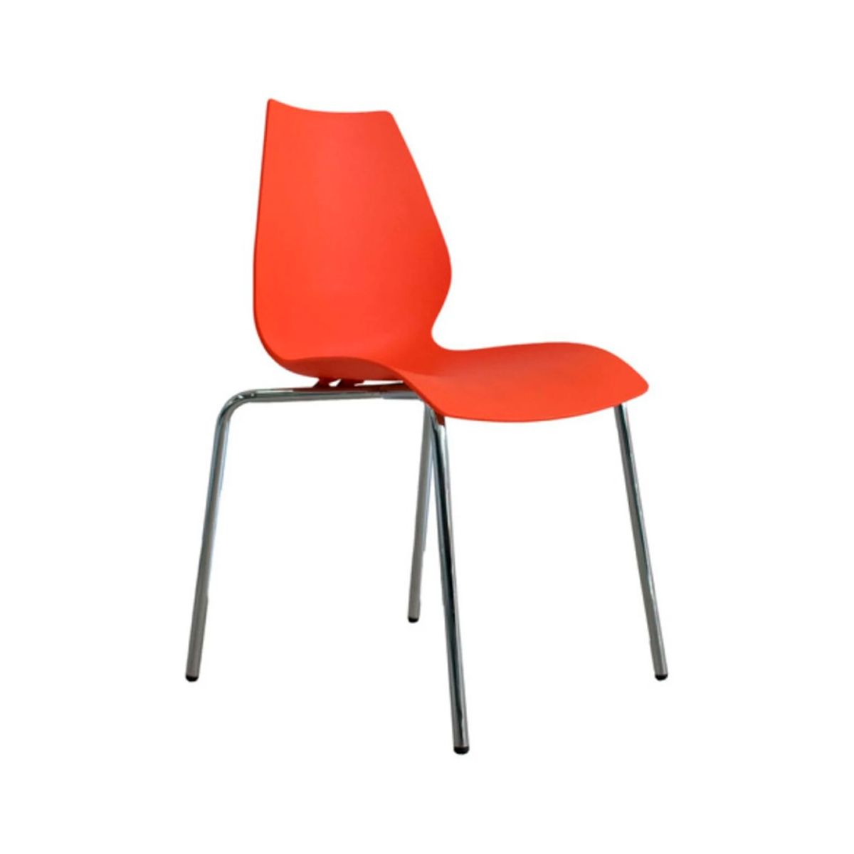 OFIDEAS - Silla De Comedor Diseño Brenda Color Naranja Ofideas