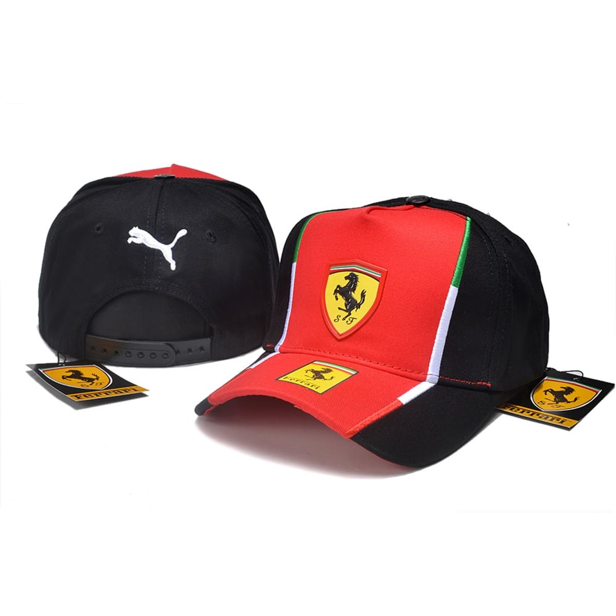 GENERICO - Gorra Ferrari Formula 1 Original Nueva Charles Lecrerc F1 Rojo