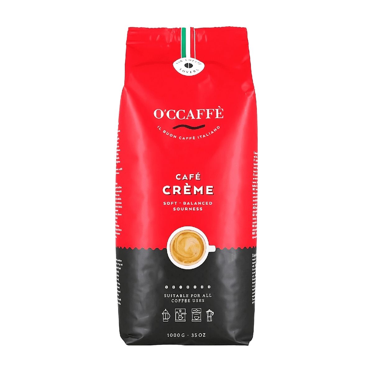OCCAFFE - Café en Grano Occaffe Cafe Creme 1 KG