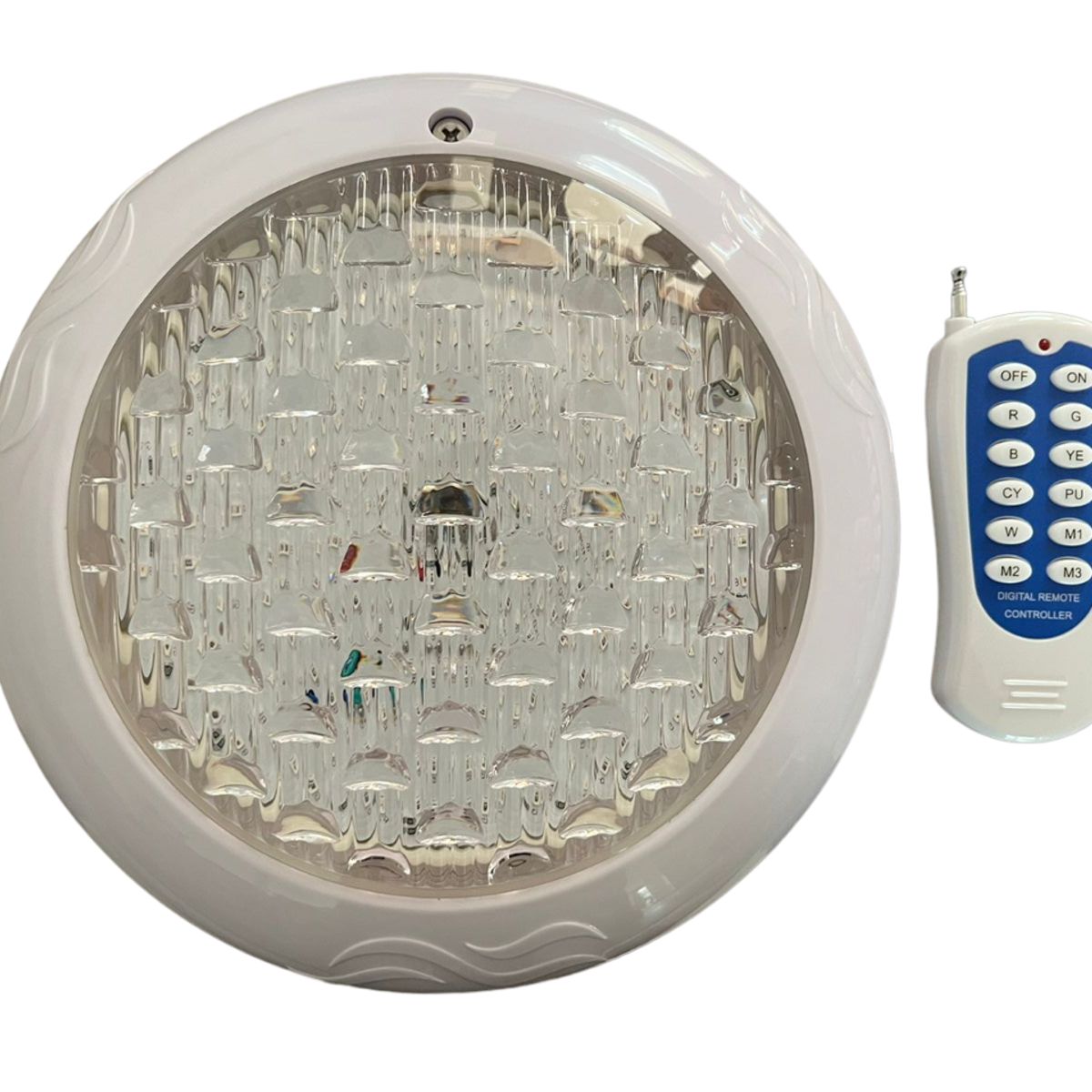 GENERICO - Reflector para piscina de 18W 12V LED luz de color RGB 7 colores