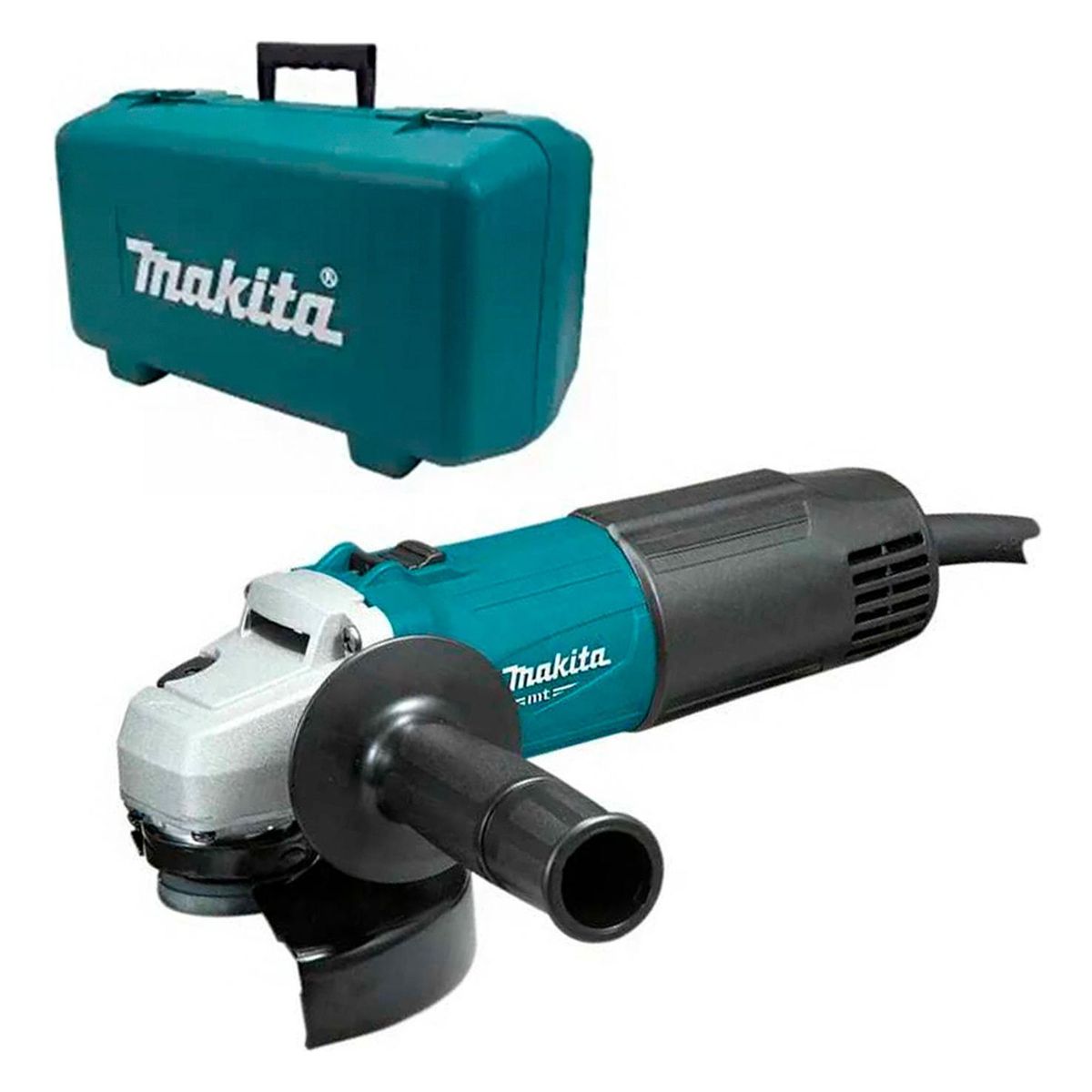 MAKITA - ESMERIL ANGULAR 4  1/2 840W + MALETA PLASTICA 9557HNGK MAKITA