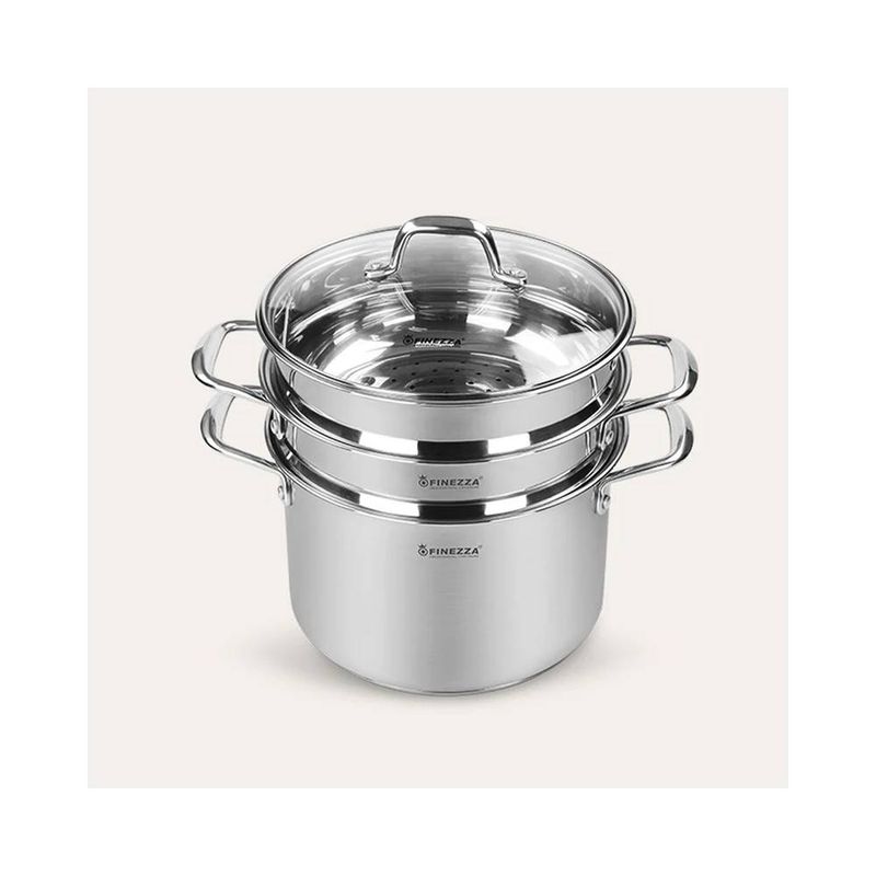 FINEZZA - Espaguetera de Acero de 4 pzas. (FZ-0062SP)