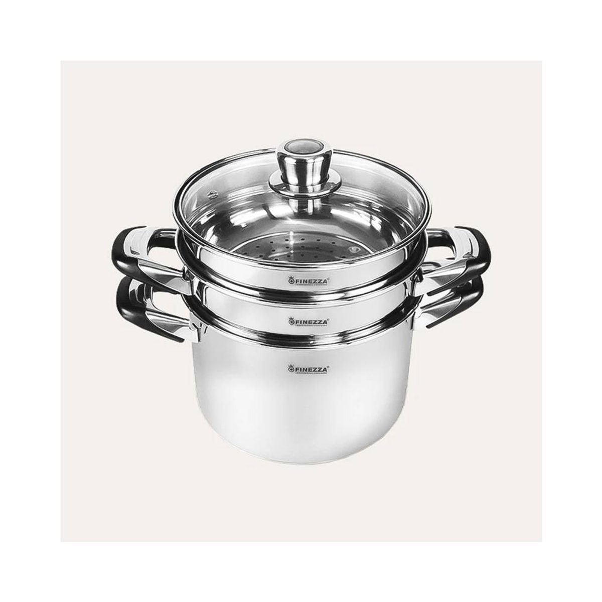 FINEZZA - Espaguetera de acero inoxidable de 6L FZ-0062SP4