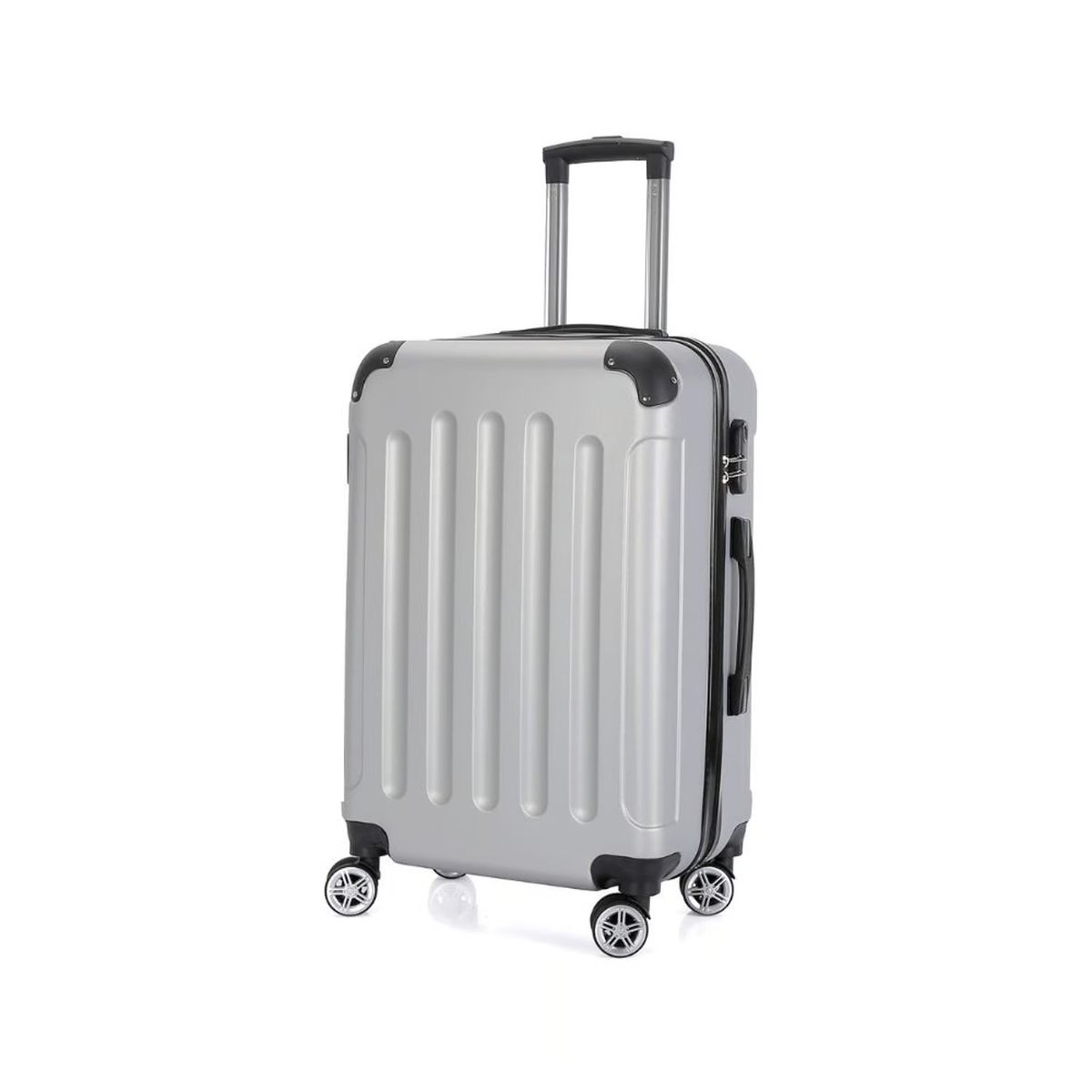 GENERICO - Maleta de Cabina con Clave Carry on 10kg - Plateado