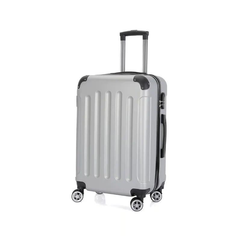 GENERICO - Maleta de Cabina con Clave Carry on 10kg - Plateado