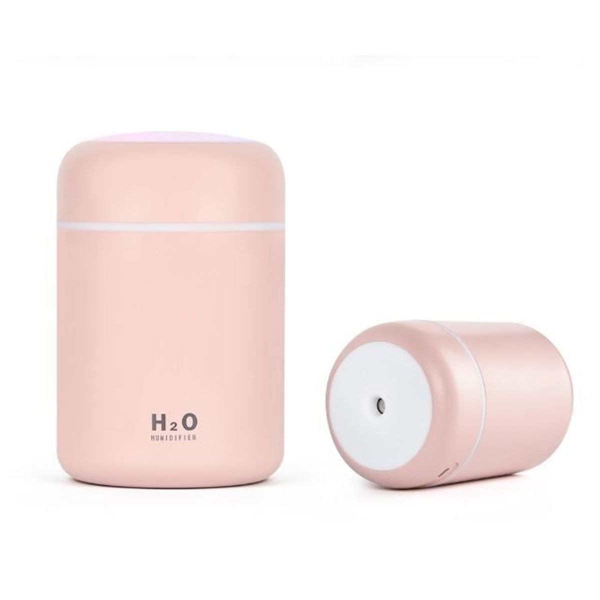 GENERICO - Humidificador Rosado portátil USB difusor de Aroma con luces led