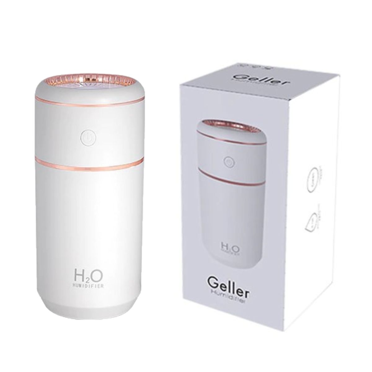 GENERICO - Humidificador Difusor Geller con luces Led - 350ml
