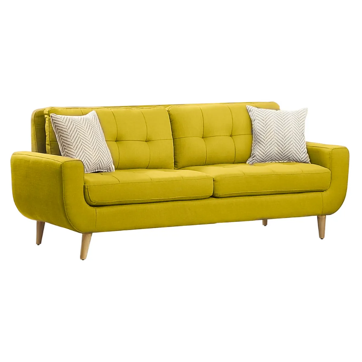 GENERICO - Sofá 3 Cuerpos Berlin - Amarillo