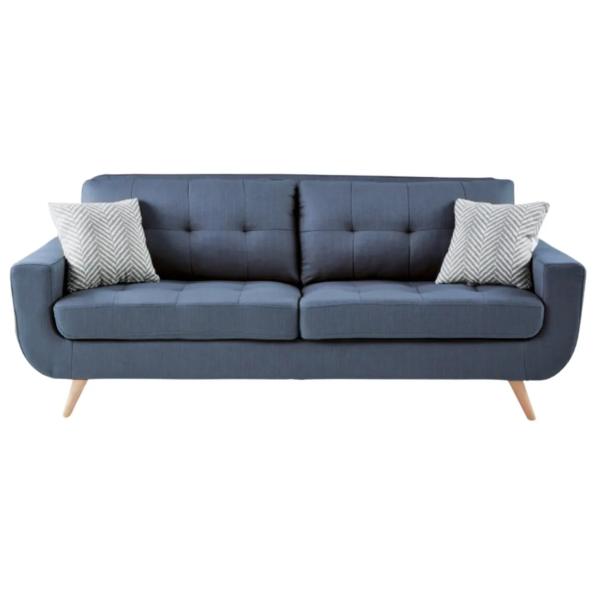 GENERICO - Sofá 3 Cuerpos Berlin - Azul Claro