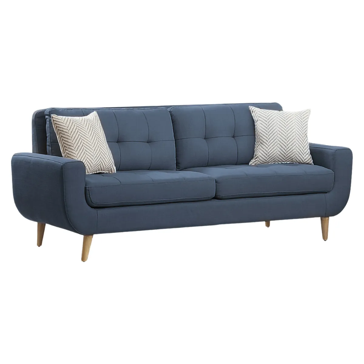 GENERICO - Sofá 3 Cuerpos Berlin - Azul Claro