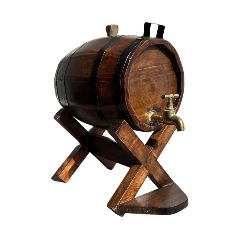 GENERICO - Barril Vinero Tradition de Madera Pino - 5 Litros