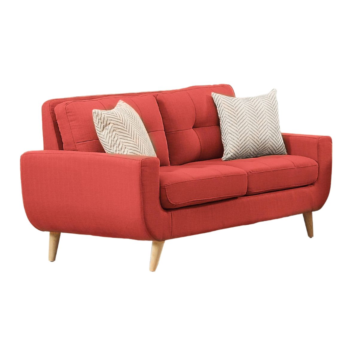 GENERICO - Sofá 2 Cuerpos Berlin - Rojo