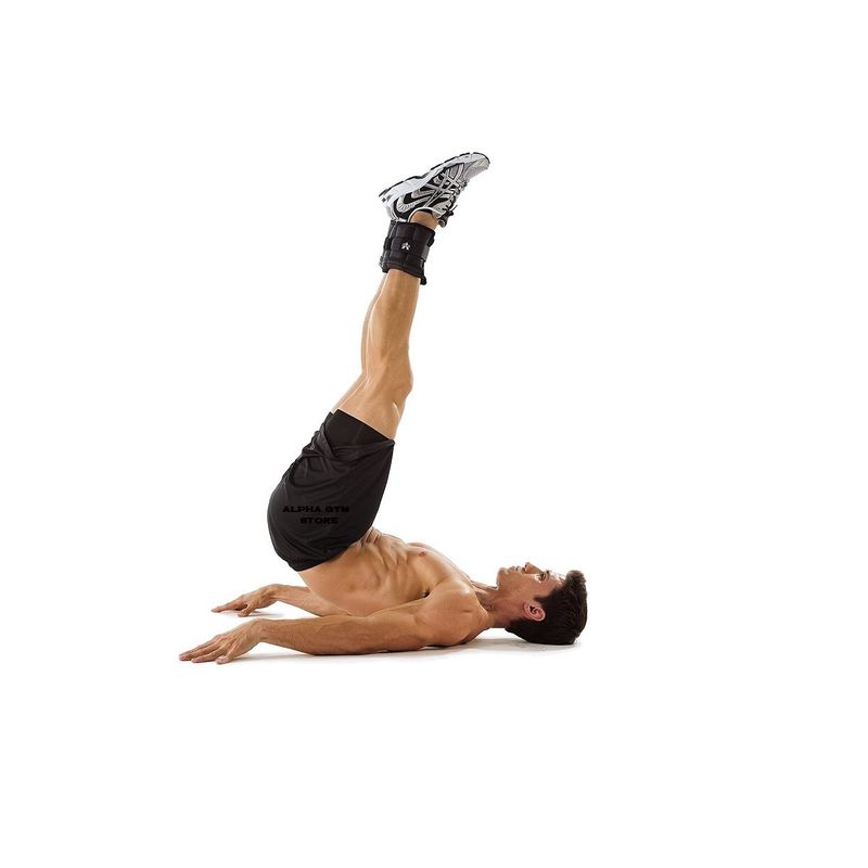 ALPHA GYM - Tobilleras con peso, tobilleras con lastre 1 kg