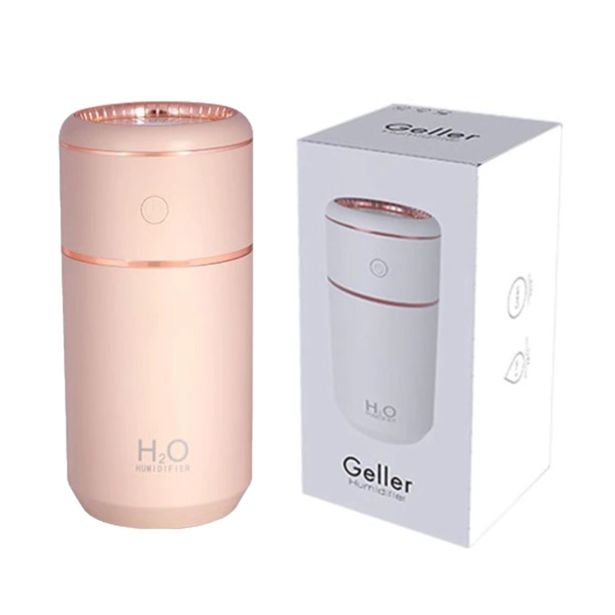 GENERICO - Humidificador Difusor Geller con luces Led - 350ml