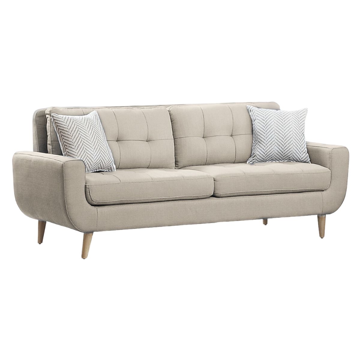 GENERICO - Sofá 3 Cuerpos Berlin - Blanco