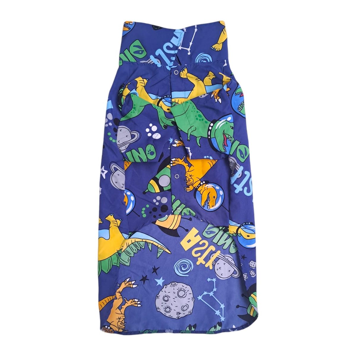 PRETTY CAN - Camisa hawaiana para perros - Azul y Rojo -Talla 4