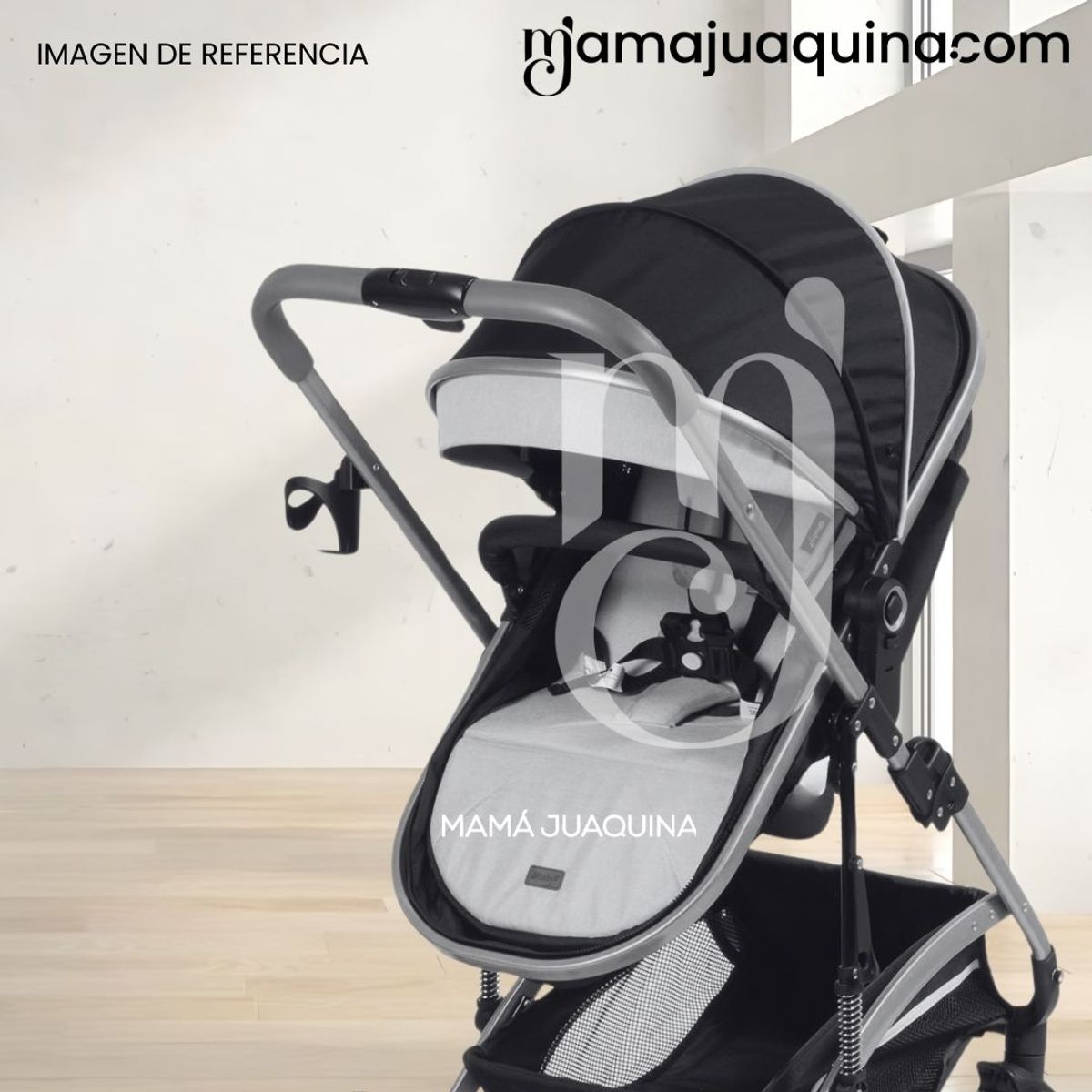 VOYAGE - Coche Travel System «THORINE» con Mochila de Lujo Melón