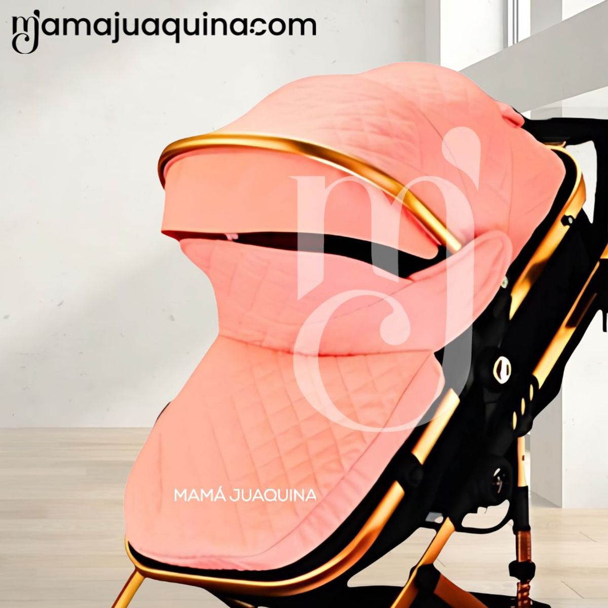VOYAGE - Coche Travel System «THORINE» con Mochila de Lujo Pink