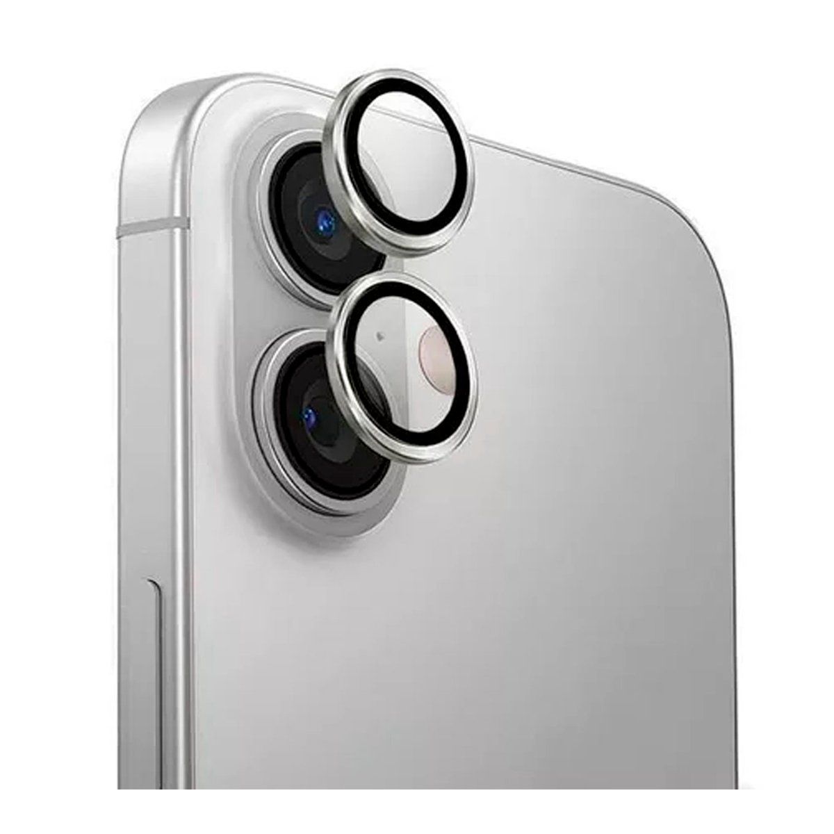 GENERICO - Lente protector de Cámara para iPhone 16 Plus Gris