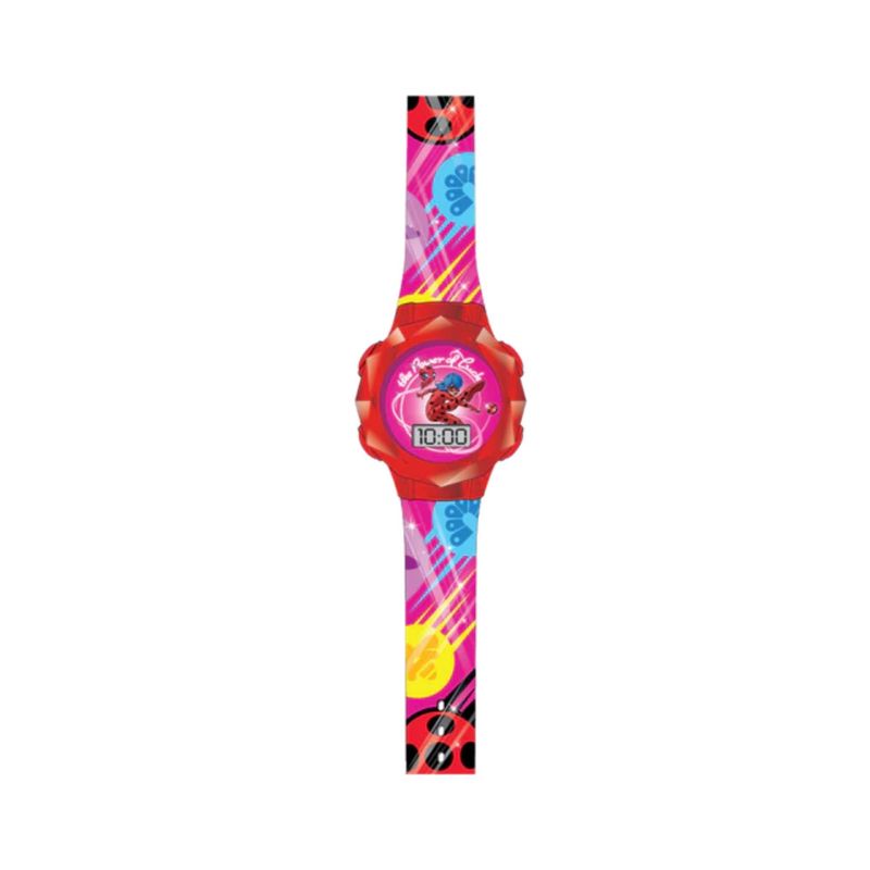 ACCUTIME - RELOJ MIRACULOUS LCD PARPADEANTE MRC4008