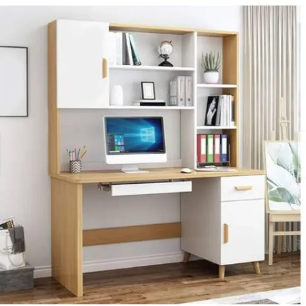 NACION MUEBLES - Escritorio Con Estante Abril