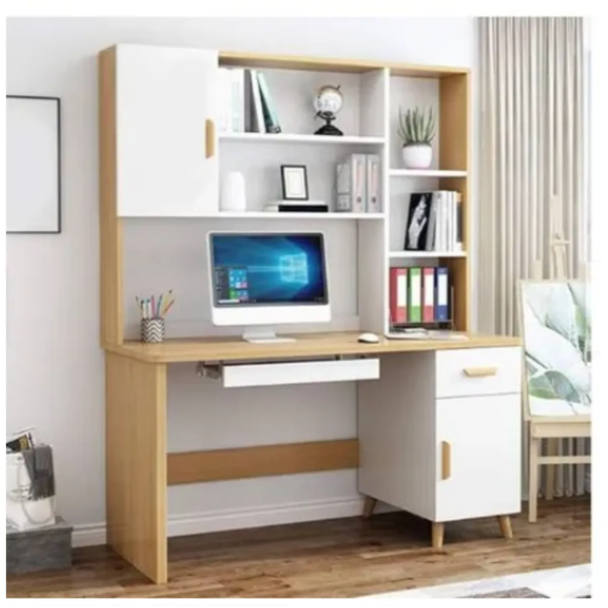 NACION MUEBLES - Escritorio Con Estante Abril