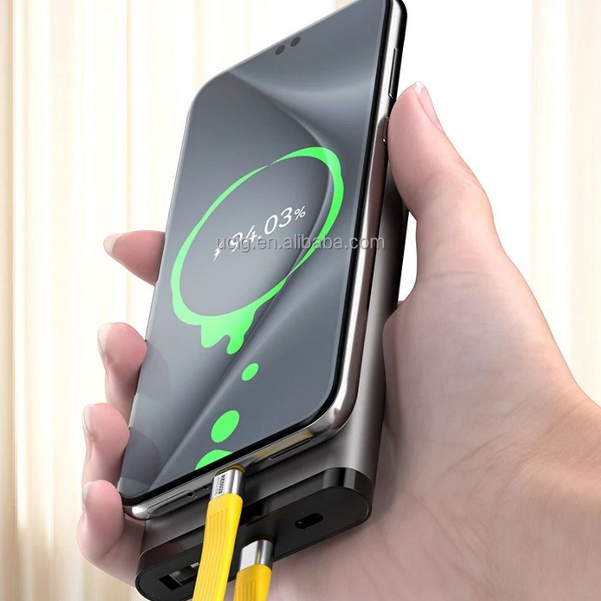 GENERICO - Cable Tipo C Llavero Corto - 20Gbps 100W - Carga Rapida y datos