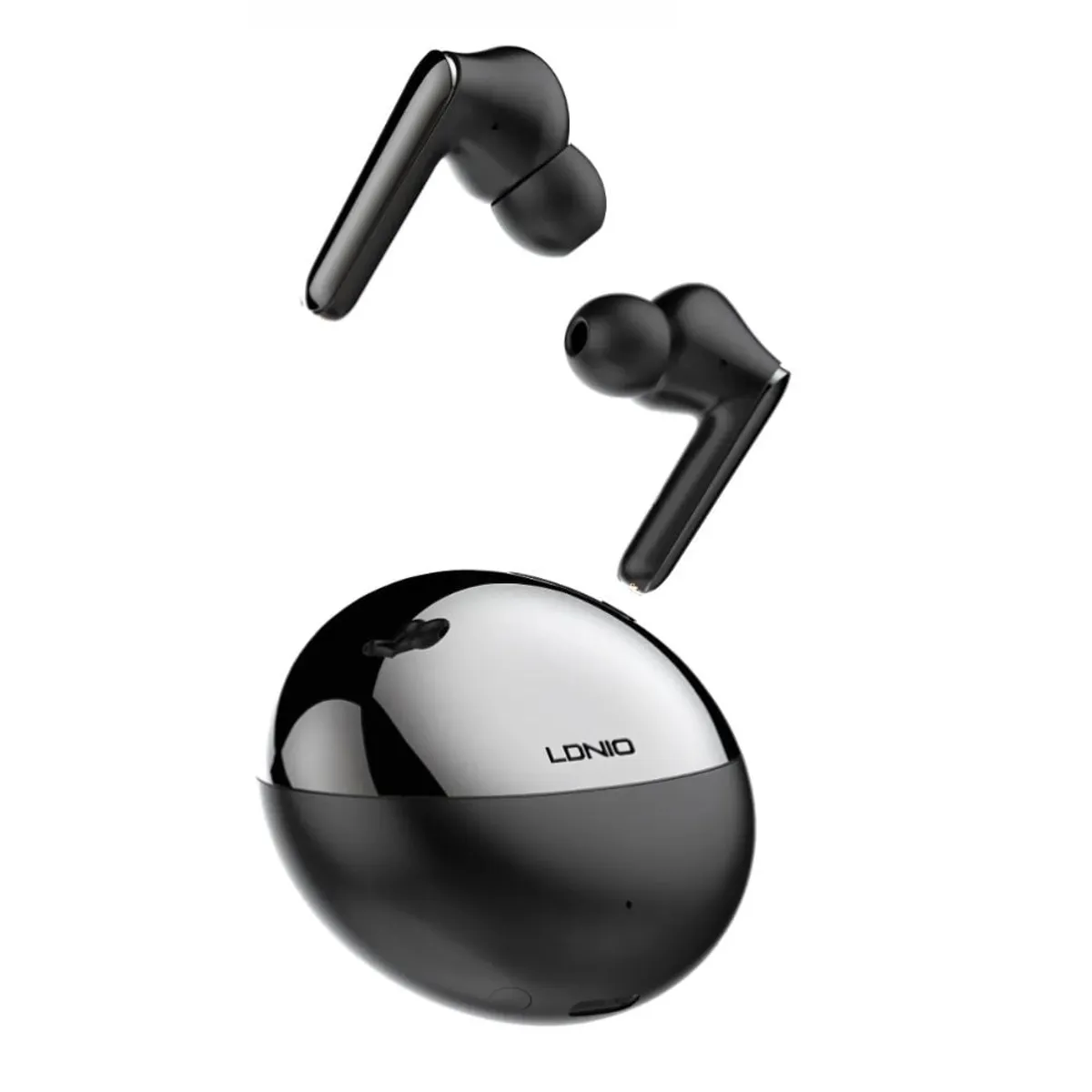 LDNIO - Auriculares Inalámbricos Earbuds T01 Audífonos Bluetooth Negro