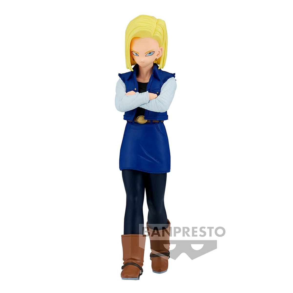 BANPRESTO - FIGURA COLECCIONABLE DE DRAGON BALL Z SOLID EDGE WORK ANDROID 18