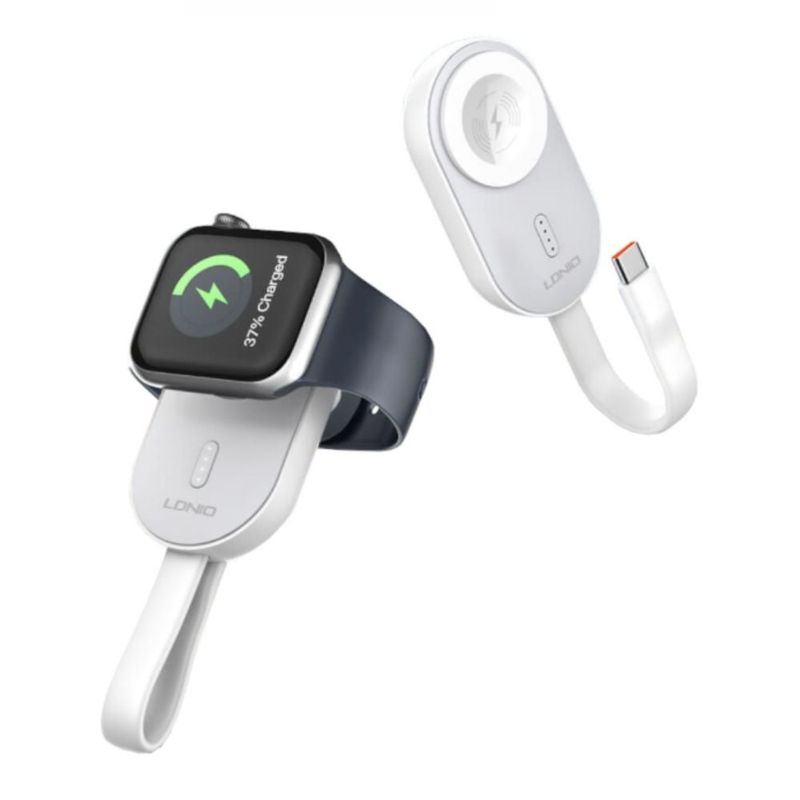 GENERICO - POWER BANK LDNIO PARA IWATCH AW005 2 EN 1 DE 1200 MAH