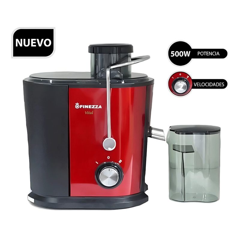 FINEST CALL - Extractor de Jugos FINEZZA FZ-6096EX 500w 1.2 Litros