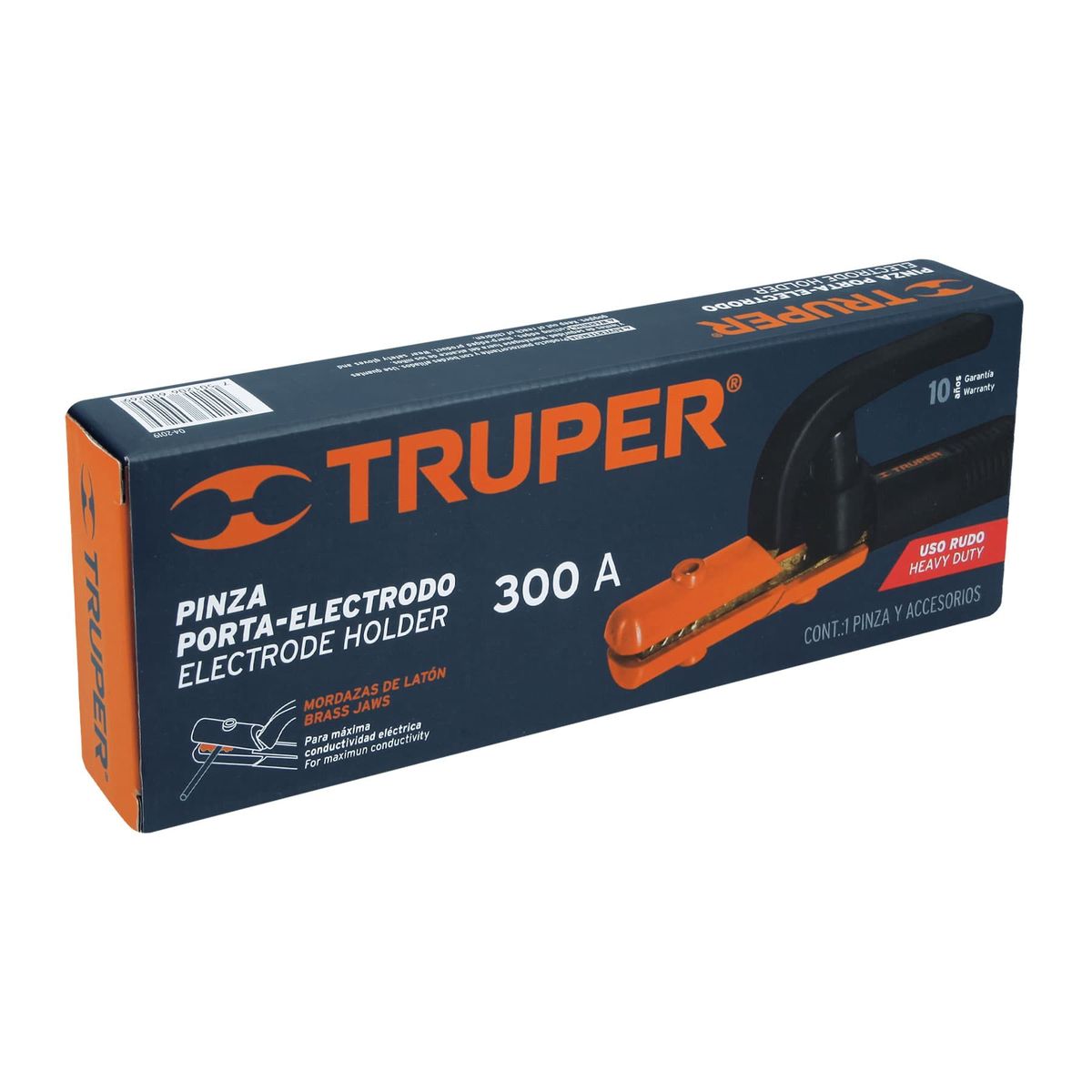 TRUPER - Pinza porta electrodo de 300 A, Truper