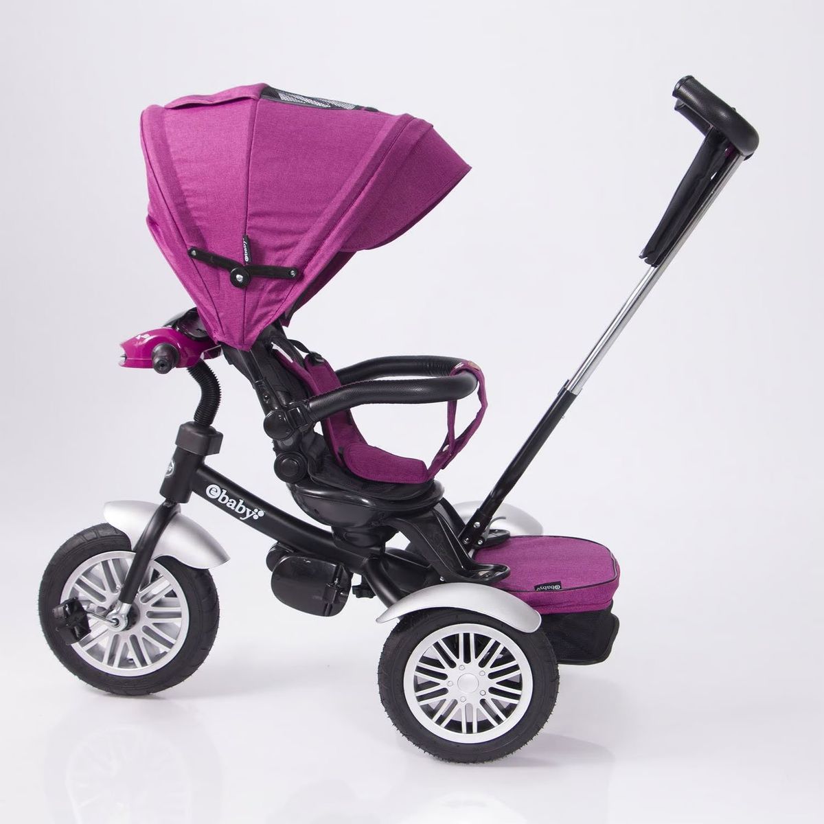 EBABY - Triciclo Guiador Ebaby "ZOE" USB 360 Pink