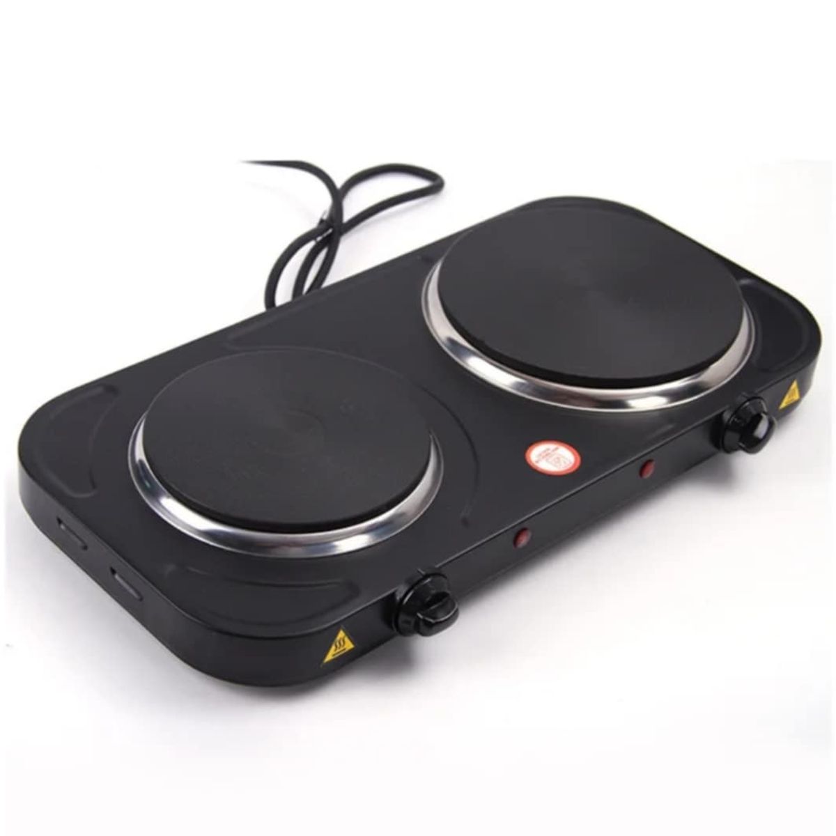 GENERICO - Cocina Electrica 2 Hornillas Portatil Elegante RAF1400 Hogar