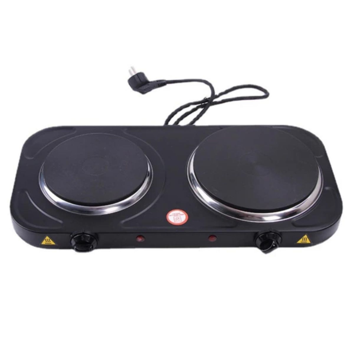 GENERICO - Cocina Electrica 2 Hornillas Portatil Elegante RAF1400 Hogar