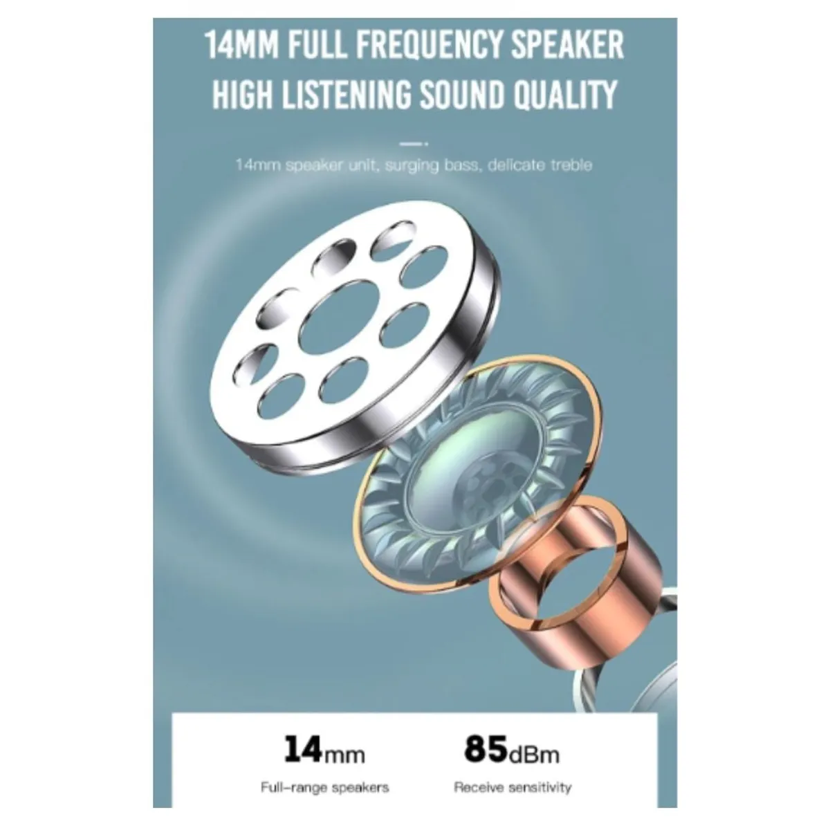 XO SIMPLE IS BEAUTY - Auriculares deportivos Bluetooth XO-BS18 Blanco