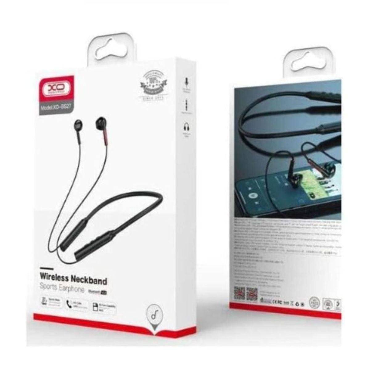 LDNIO - Auriculares deportivos inalámbricos con banda para el cuello XO BS27