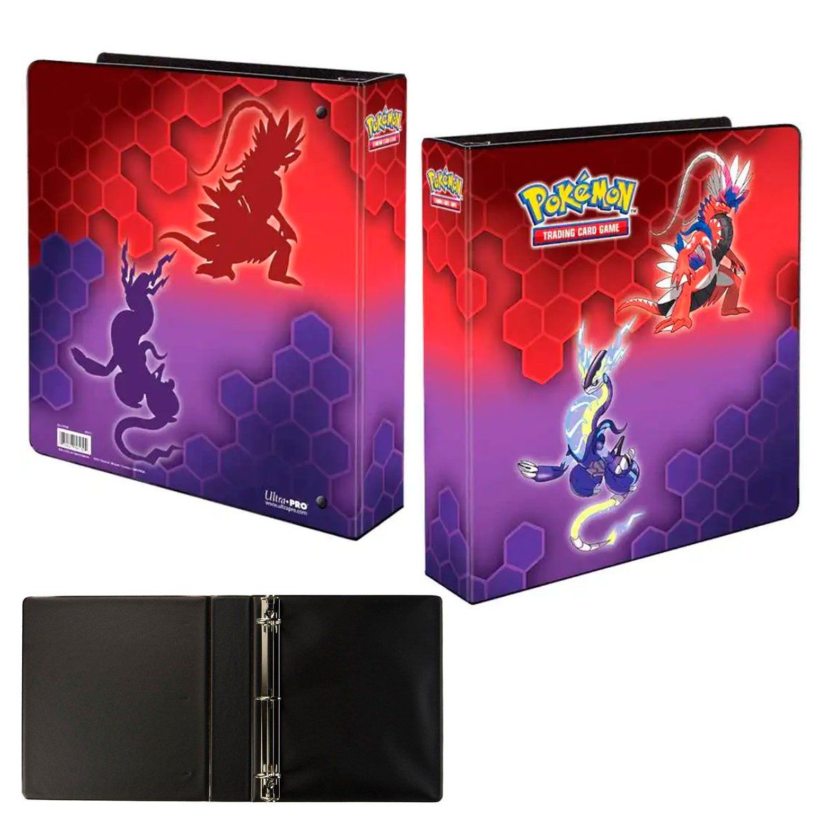 ULTRA PRO - ALBUM POKEMON KORAIDON Y MIRAIDON DE 2 PULGADAS ULTRA PRO