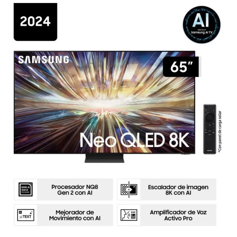 SAMSUNG - Televisor Samsung 65"  NEOQLED 8K UHD QN65QN800DGXPE