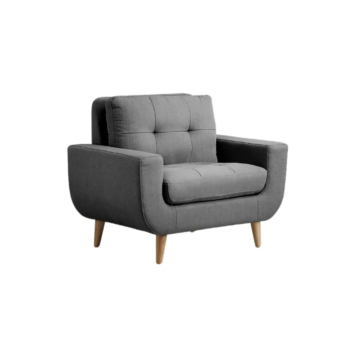 GENERICO - Sofá 1 Cuerpo Berlin - Gris Claro