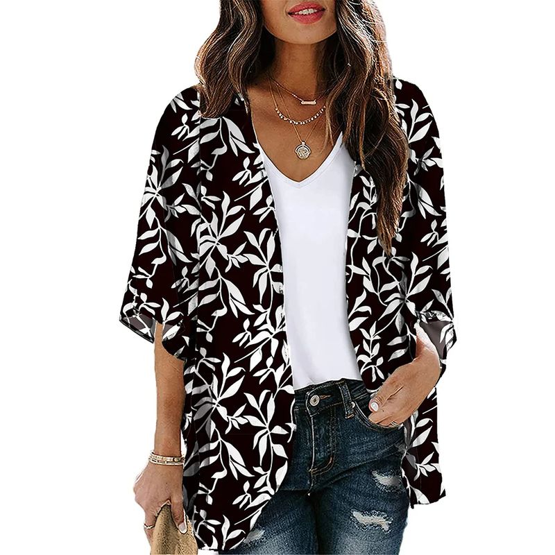 KAST PE - Kimono Katty Cardigan media estación manga 3 4 - Talla SM