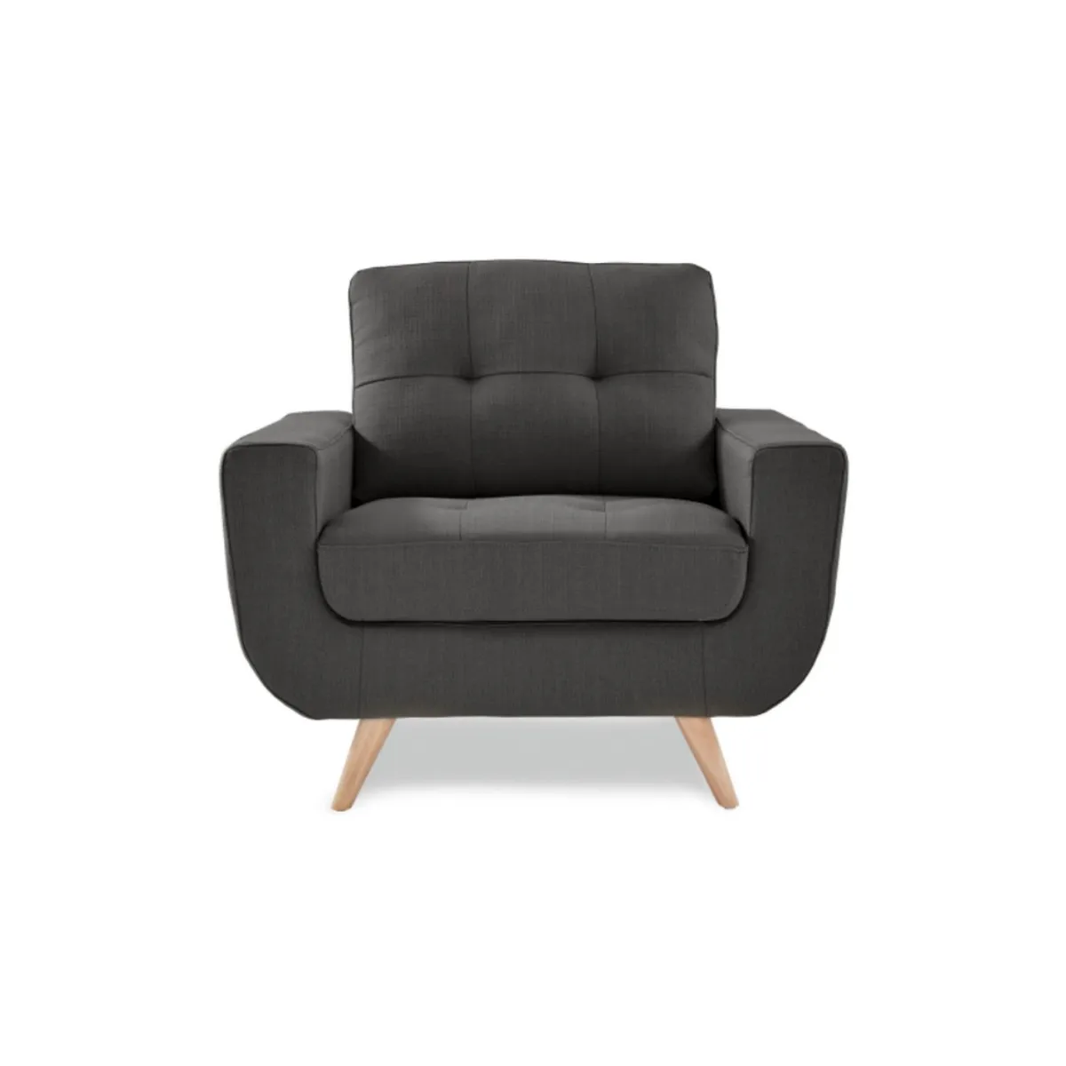 GENERICO - Sofá 1 Cuerpo Berlin - Gris Oscuro