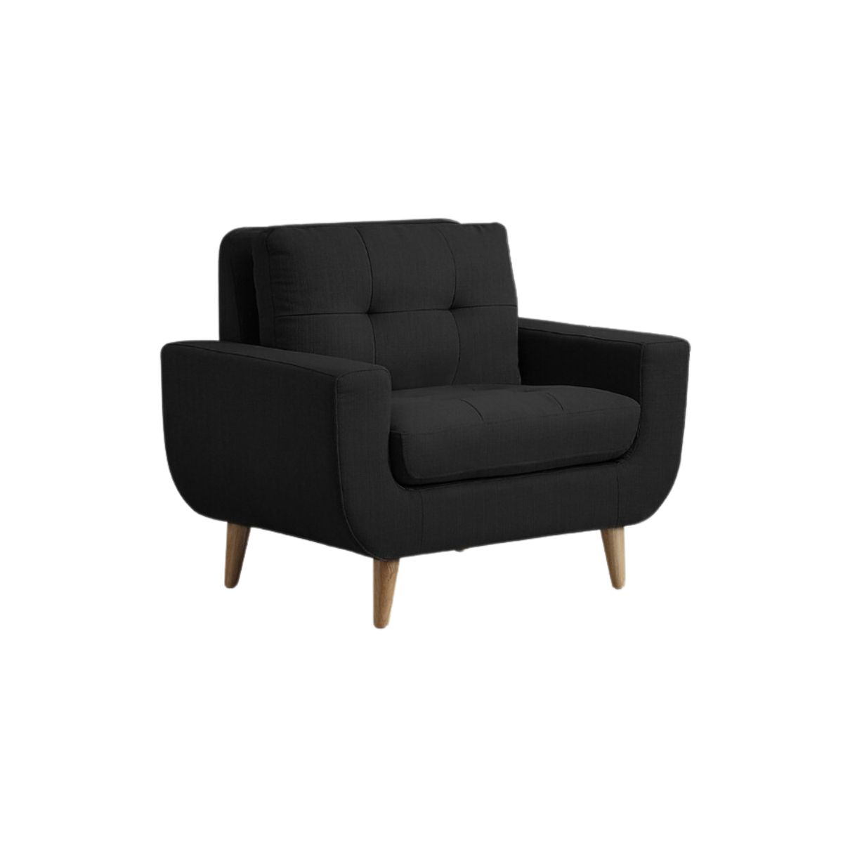 GENERICO - Sofá 1 Cuerpo Berlin - Negro