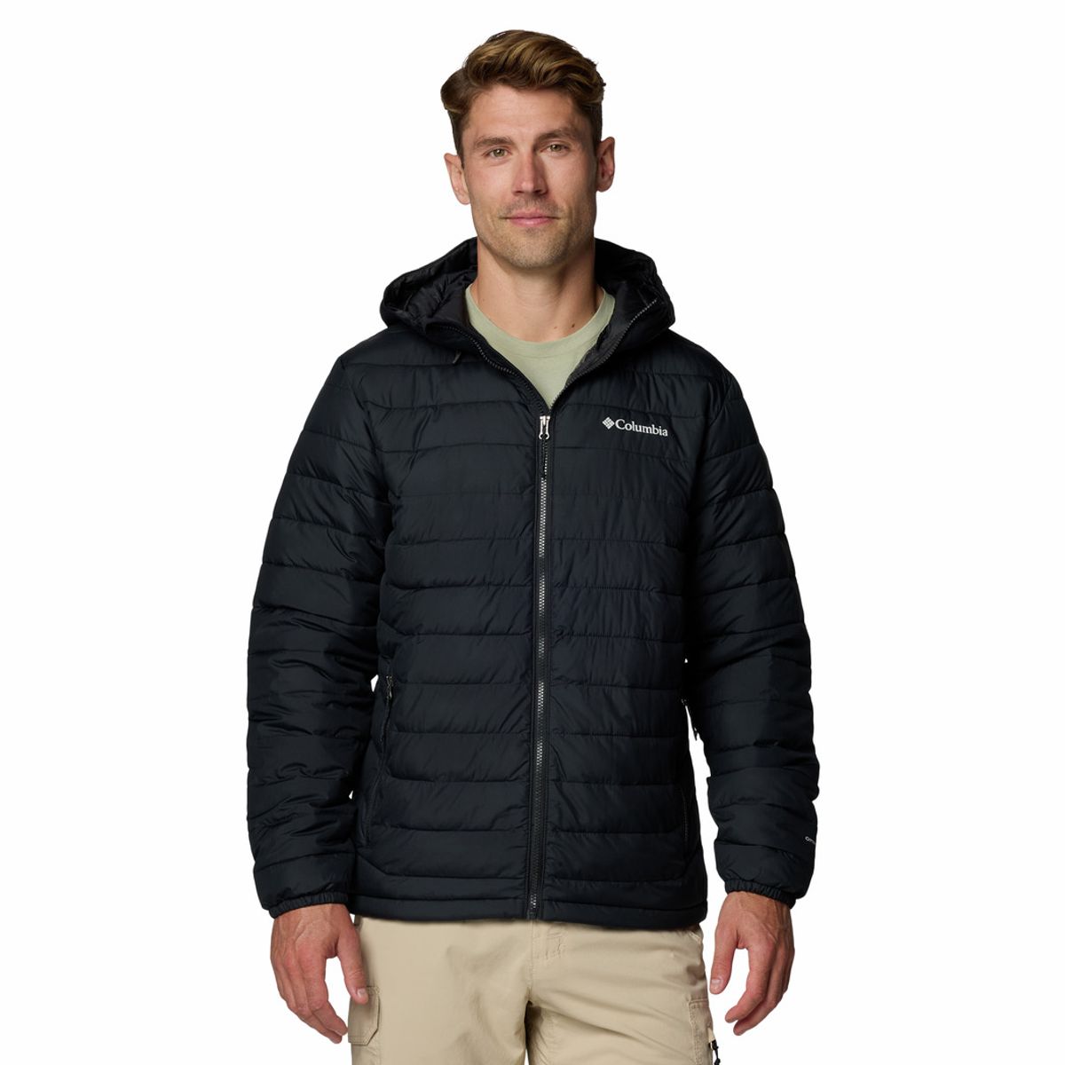 COLUMBIA - Casaca Columbia Hombre Powder Lite Ii Negra COLUMBIA