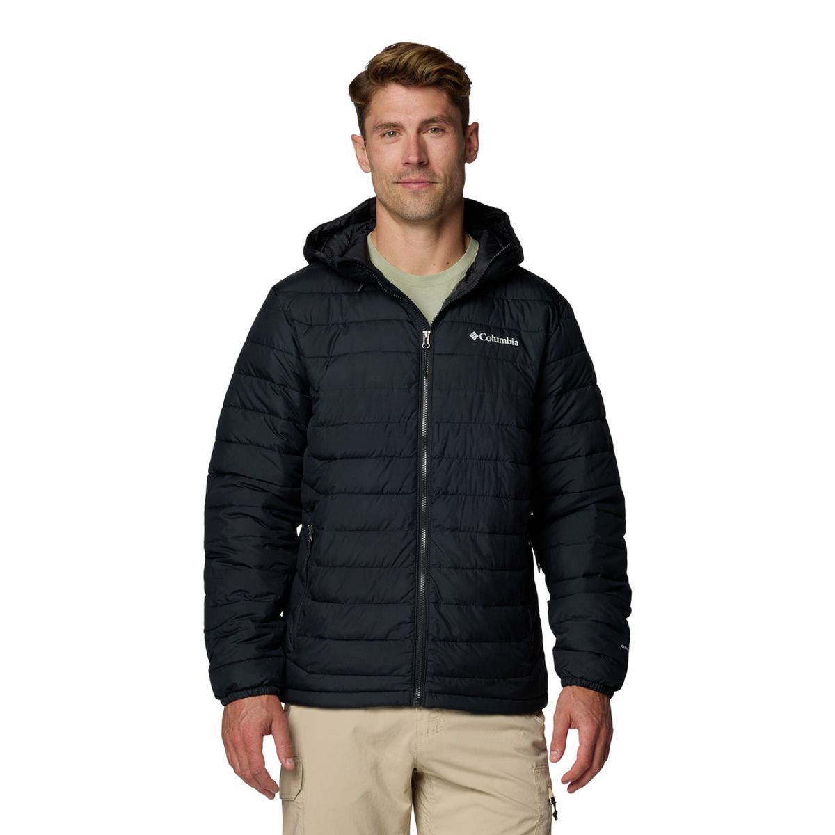 COLUMBIA - Casaca Columbia Hombre Powder Lite Ii Negra COLUMBIA
