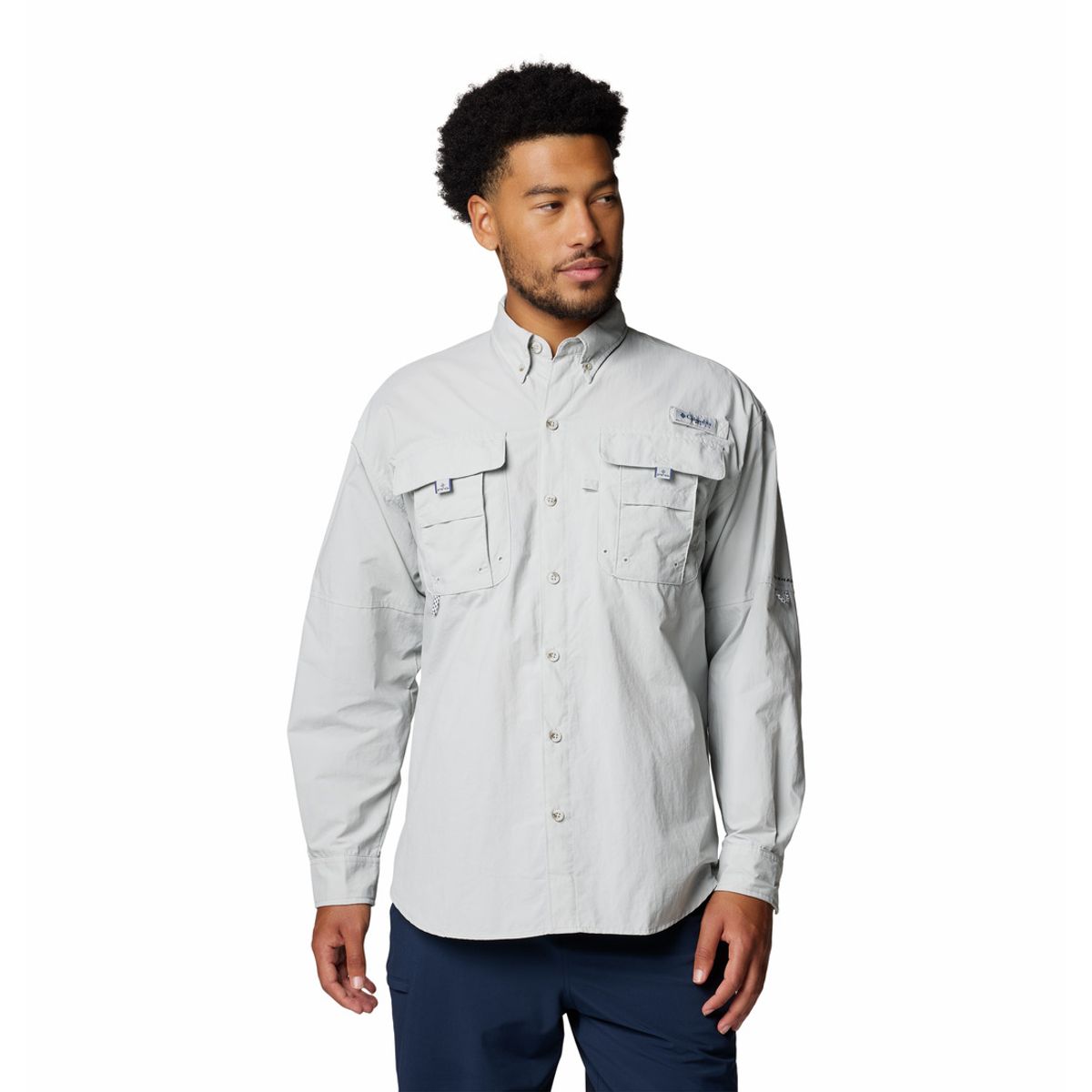 COLUMBIA - Camisa Columbia Hombre PFG Bahama™ II Manga Larga Gris