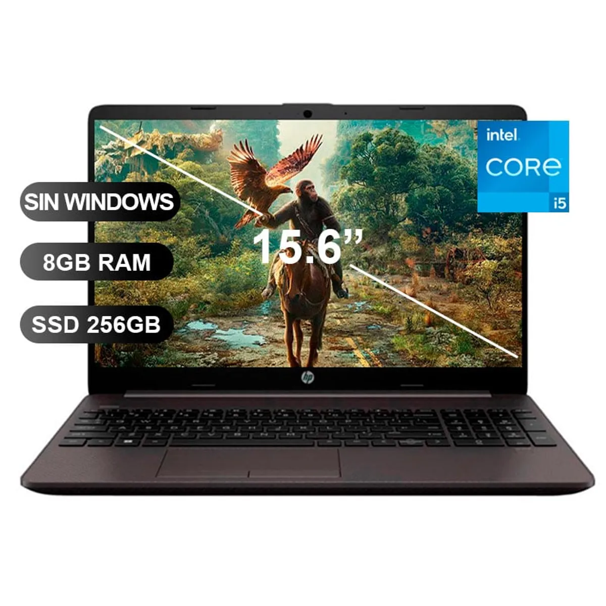 HP - Laptop Hp 250 G9 I5-1235U, 8GB RAM, 256GB SSD, 15.6, SIN WINDOWS (9P7L2AT)