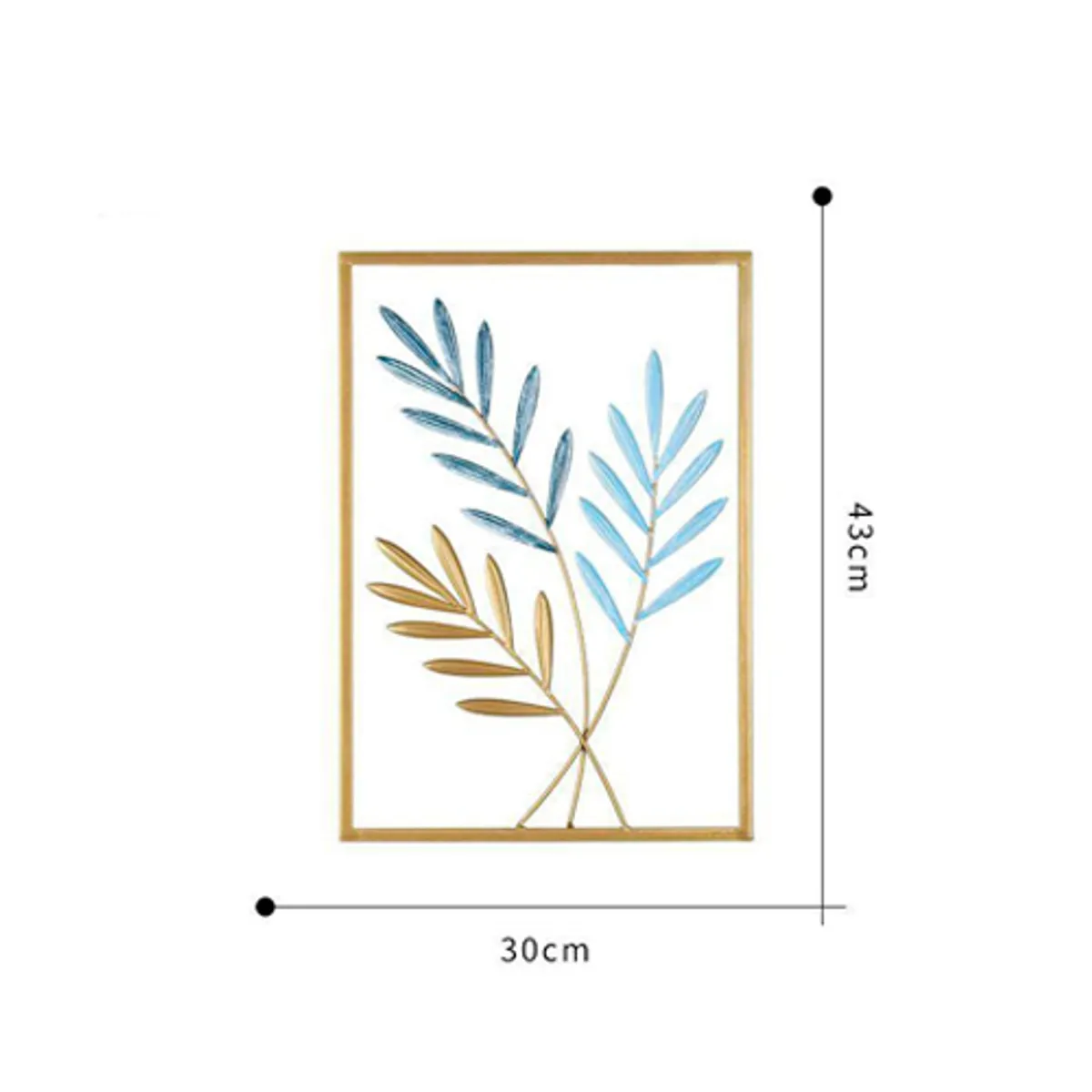 GENERICO - Adorno de Pared de Metal  Estilo Elegante para tu Hogar N°2