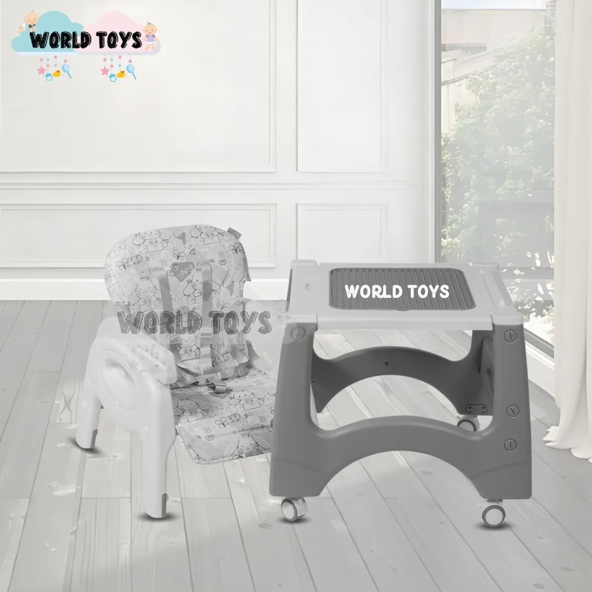 BABY - Silla de Comer «CHAIRMAN»  Blue